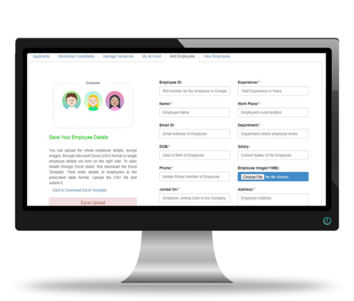 Employee Managment in VCMS