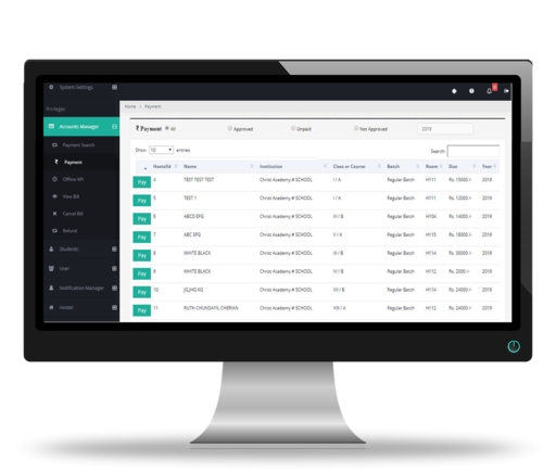 HMS account management